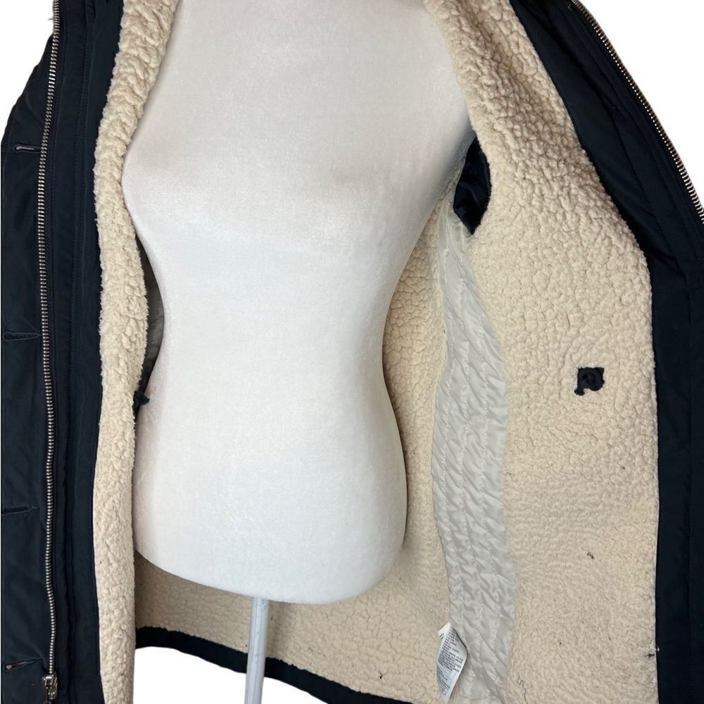 Abercrombie & Fitch Sherpa lined parka size Small - Picture 8 of 10